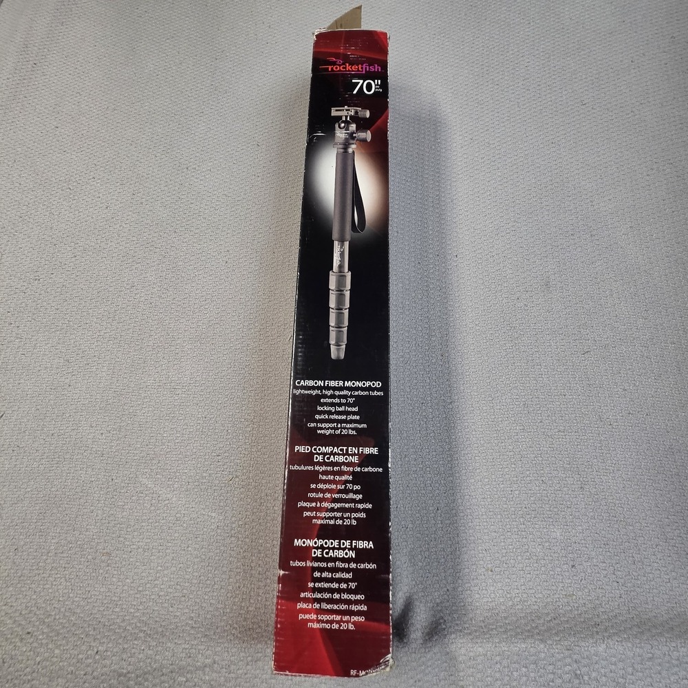 Rocketfish RF-MONO70C Monopod 70 Inch Carbon Fiber